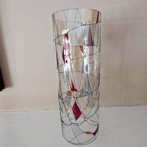 NWT Vintage PartyLite 12" Tiffany Mosaic Hurricane Shade